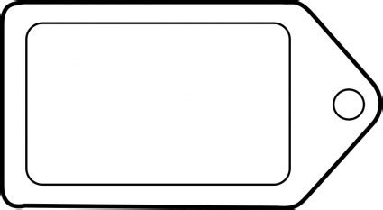 Luggage Tag Template - ClipArt Best